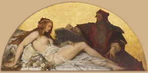 Leonardo da Vinci by Hans Makart Oil Painting