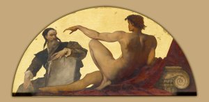 Michelangelo Buonarroti by Hans Makart Oil Painting