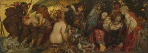 Treasures of the Sea by Hans Makart Oil Painting