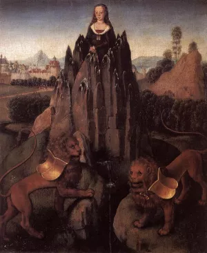 Allegory with a Virgin painting by Hans Memling