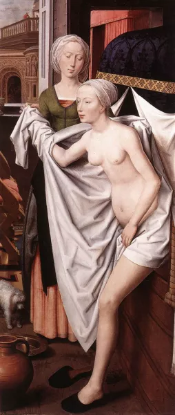 Bathsheba by Hans Memling - Oil Painting Reproduction