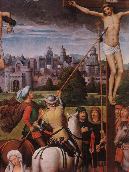 Main Product Photo of Crucifixion Detail Painting by Hans Memling