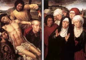 Diptych with the Deposition painting by Hans Memling
