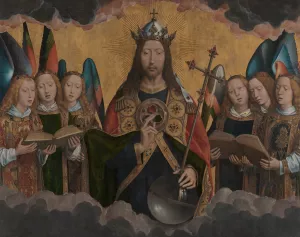 God the Father with Singing Angels by Hans Memling Oil Painting