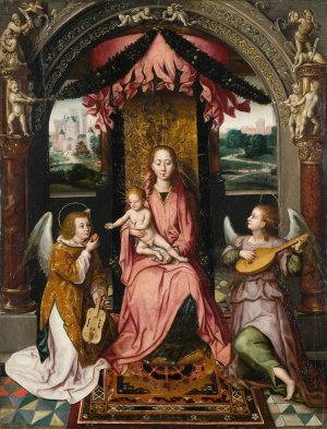 Madonna and Child by Hans Memling Oil Painting