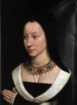Maria Maddalena Baroncelli Oil painting by Hans Memling