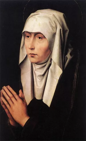 Mater Dolorosa painting by Hans Memling