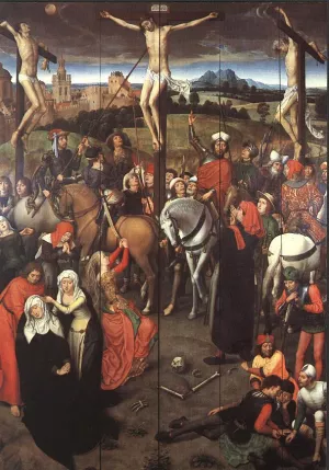 Passion Greverade Altarpiece Central Panel by Hans Memling Oil Painting