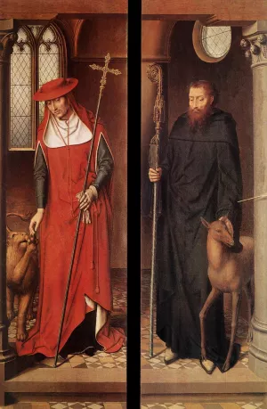 Passion Greverade Altarpiece Closed by Hans Memling - Oil Painting Reproduction