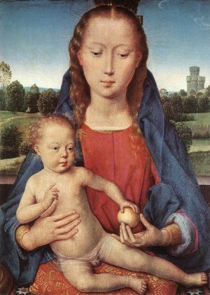 Portinari Triptych Central Panel Oil painting by Hans Memling