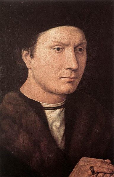 Portrait of a Man by Hans Memling - Hand-Painted Oil Painting Reproduction