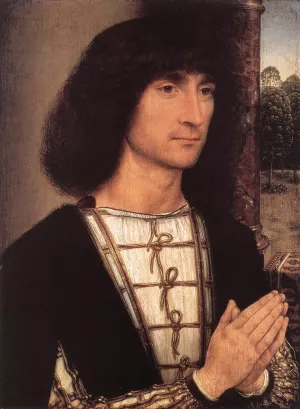 Portrait of a Young Man painting by Hans Memling
