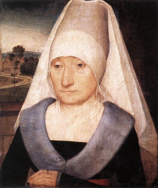 Main Product Photo of Portrait of an Old Woman Painting by Hans Memling