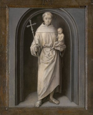 Saint Anthony of Padua by Hans Memling Oil Painting