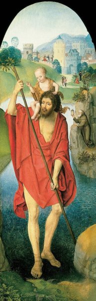 Saint Christopher by Hans Memling Oil Painting
