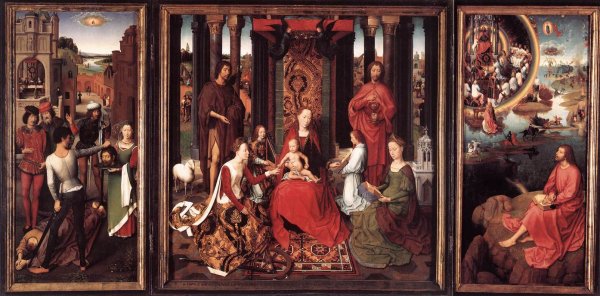 Main Product Photo of St John Altarpiece Painting by Hans Memling