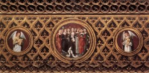 St Ursula Shrine: Medallions Oil painting by Hans Memling