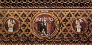 St Ursula Shrine: Medallions Oil painting by Hans Memling