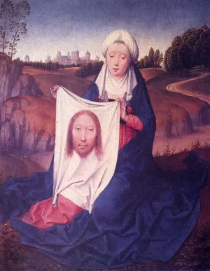 St. Veronica painting by Hans Memling