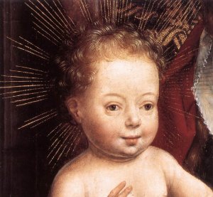 Standing Virgin and Child Detail