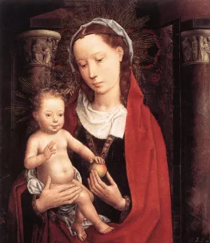 Standing Virgin and Child by Hans Memling Oil Painting