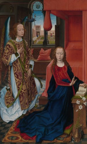 The Annunciation by Hans Memling Oil Painting