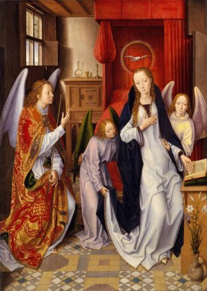 The Annunciation by Hans Memling Oil Painting
