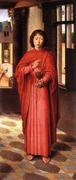 The Donne Triptych Right Wing by Hans Memling Oil Painting