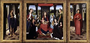 The Donne Triptych by Hans Memling Oil Painting