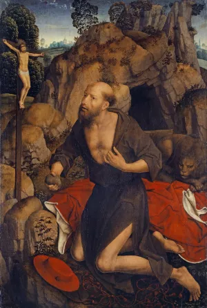 The Penitence of Saint Jerome by Hans Memling Oil Painting