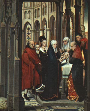 The Presentation in the Temple painting by Hans Memling