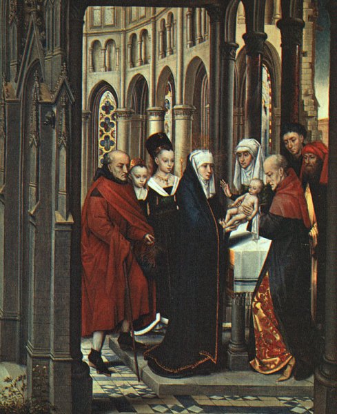 Main Product Photo of The Presentation in the Temple Painting by Hans Memling