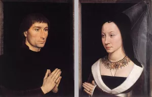 Tommaso Portinari and His Wife by Hans Memling - Oil Painting Reproduction