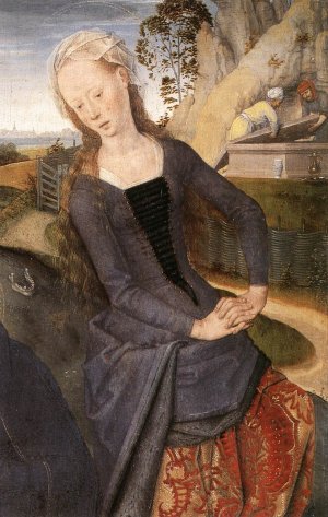 Triptych of Adriaan Reins Detail by Hans Memling Oil Painting