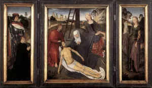 Triptych of Adriaan Reins by Hans Memling - Oil Painting Reproduction