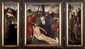 Triptych of Adriaan Reins by Hans Memling Oil Painting