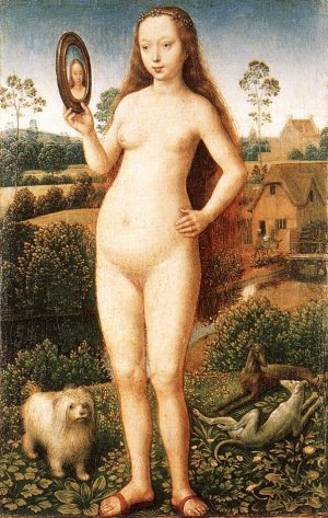 Vanity Oil painting by Hans Memling