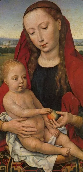 Virgin with Child Oil painting by Hans Memling