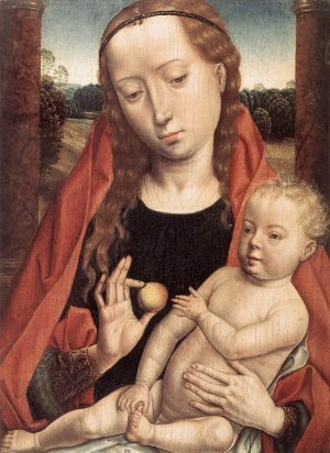Virgin with the Child Reaching for His Toe by Hans Memling Oil Painting