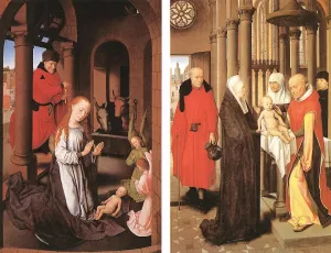 Wings of a Triptych by Hans Memling Oil Painting