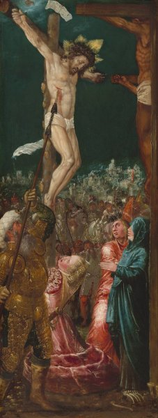 The Crucifixion by Hans Mielich Oil Painting