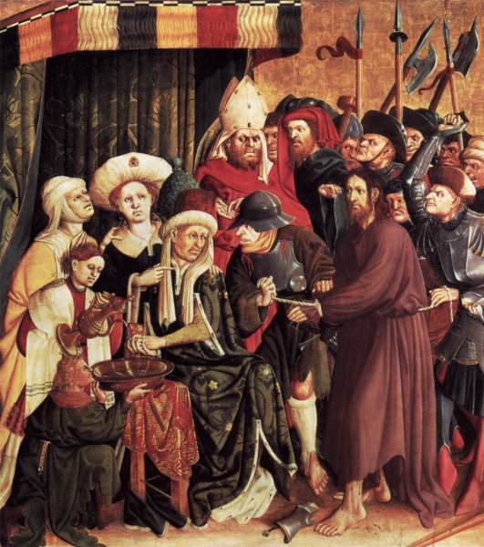 Main Product Photo of Christ Before Pilate Painting by Hans Multscher