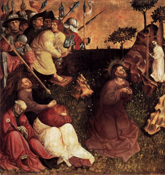 Main Product Photo of Prayer on the Mount of Olives Painting by Hans Multscher