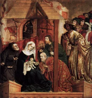 Th Adoration of the Magi by Hans Multscher - Oil Painting Reproduction