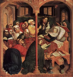 The Death of the Virgin by Hans Multscher - Oil Painting Reproduction