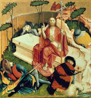 The Resurrection of Jesus Christ by Hans Multscher Oil Painting