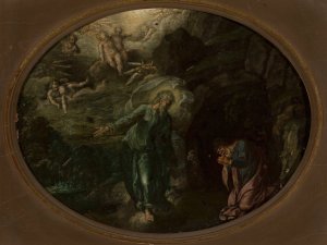 God Talking to Noah by Hans Rottenhammer Oil Painting