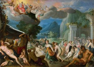 The Fall of Phaeton by Hans Rottenhammer Oil Painting