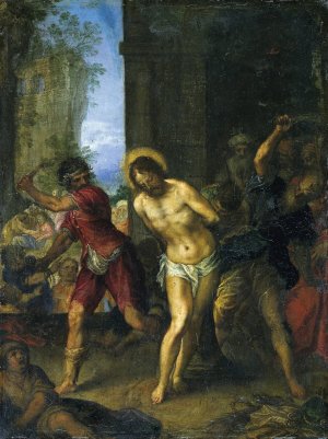 The Flagellation by Hans Rottenhammer Oil Painting