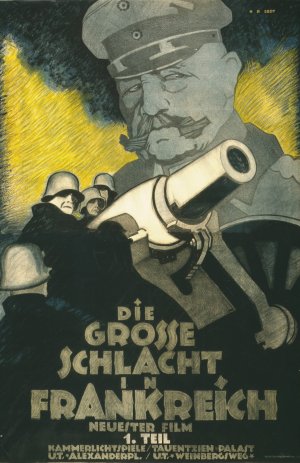 Die grosse Schlacht in Frankreich by Hans Rudi Erdt Oil Painting